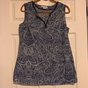 Liz Claiborne sleeveless blouse